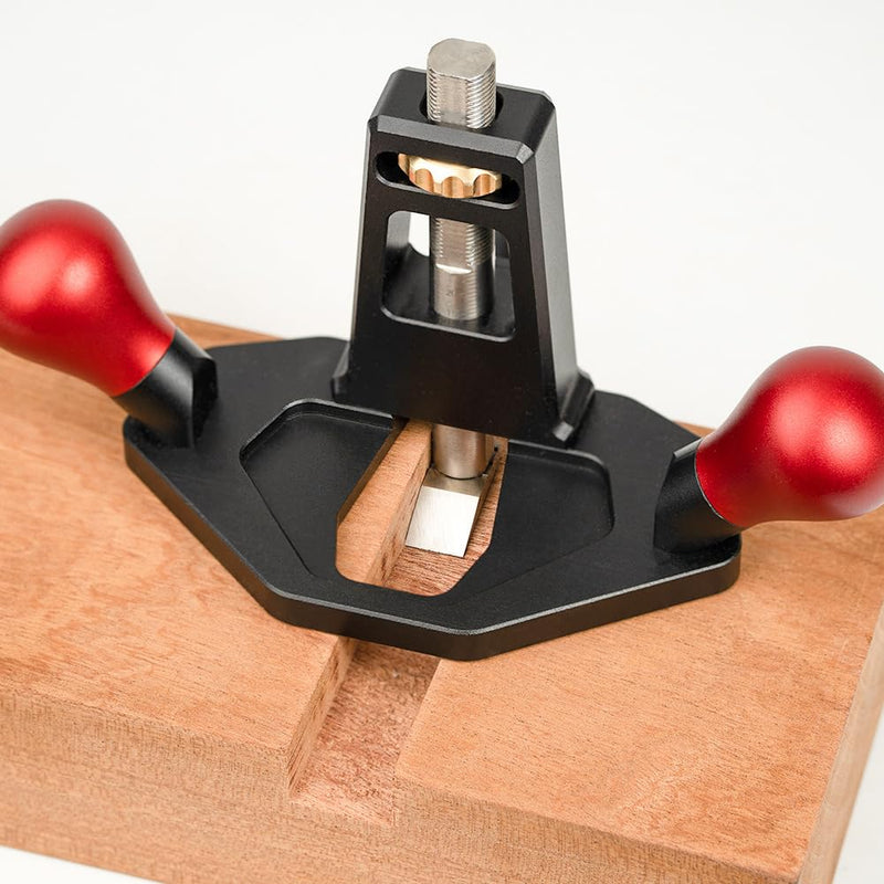 Hand Router Plane, Handheld Shoulder Planer, Rabbit Planes Woodworking Quick Adjust Depth Cutting, Depth Control, Ideal for Joinery & Mortising Plane Grooves