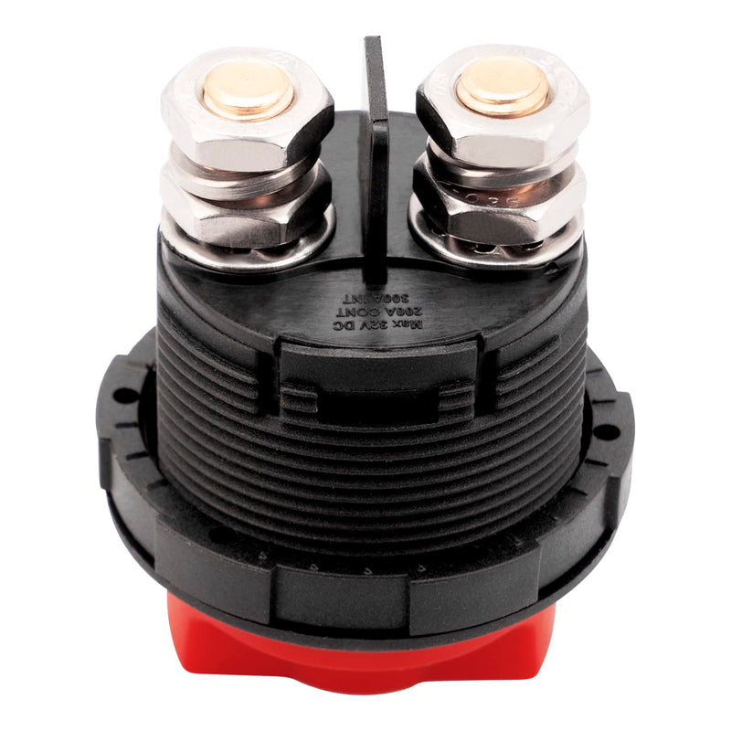 Mini Battery Switch Disconnect for Marine Boat Car Off-Road Vehicle Truck RV, 12-32V DC (Panel Mount-100A) Panel Mount-100A