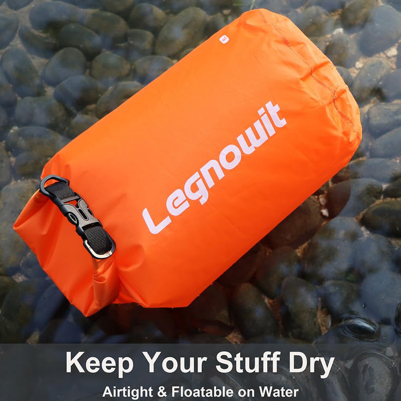 Dry Bag, 3 Pack/5 Pack Waterproof Lightweight Small & Large Dry Sacks for Outdoor Camping, Backpacking, Kayaking, Boating, Travel and More Assorted-3l/8l/12l/15l/20l