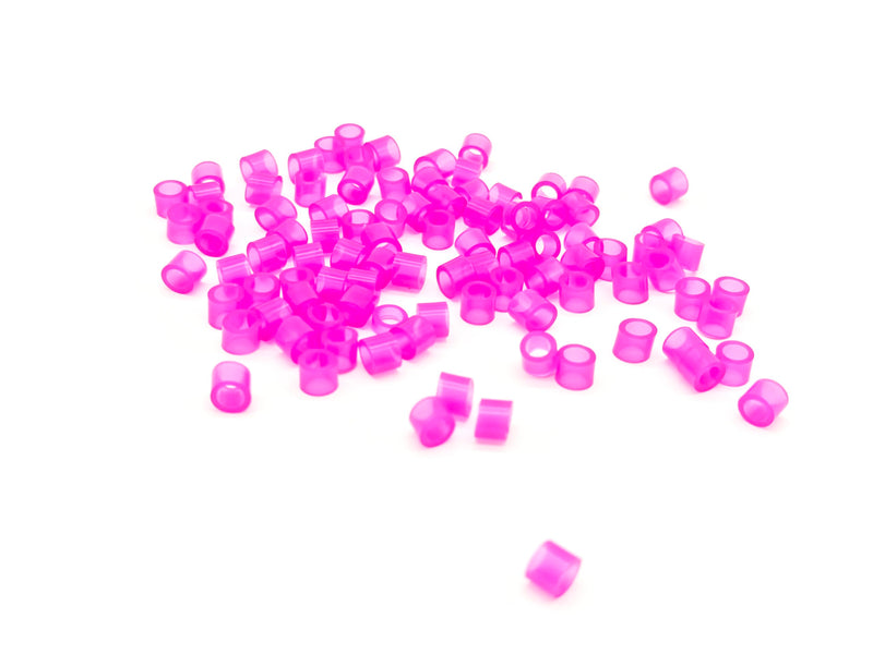 Dental Instrument Code Rings (500 Pack) – Medical Grade Silicone, 4x6x5mm – Autoclavable Silicone 135°C/275°F, Dental Color-Coding Bands for Dental & Medical Tools (Pink) Pink