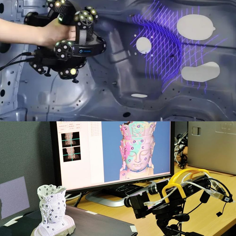 3D Scanner Markers for Industrial and Consumer 3D Scanner Optical Tracking Projects, HogarDeco 6.0mm 3D Scanner Dots 3D Target for Industrial and Interest 3D Scanning (500pcs, Inner 6mm, Outer 10mm） 500 - NewNest Australia