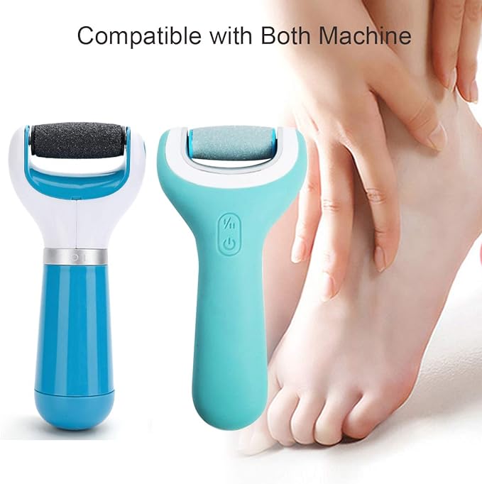Amope Pedi Replacement Roller 12 Pack Electronic Perfect Foot File (6 Pre-Roughness & 6 Regular Roughness) - NewNest Australia