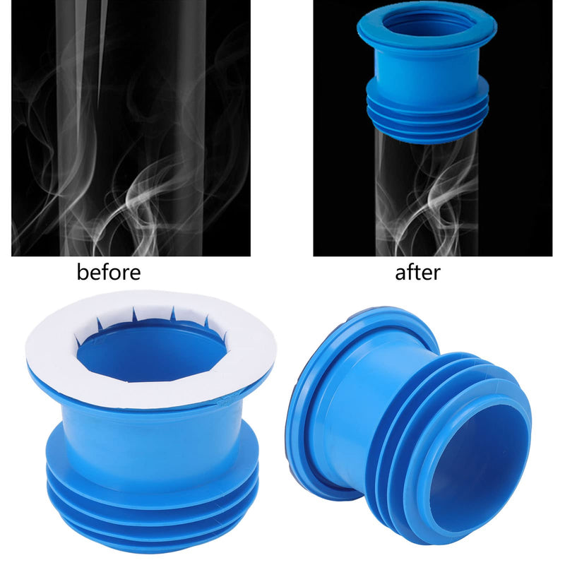 Toilet Wax Ring, Wax Ring For Toilet, Toilet Sealing Ring Multifunctional Rubber Toilet Gasket Ring(Blue) Blue