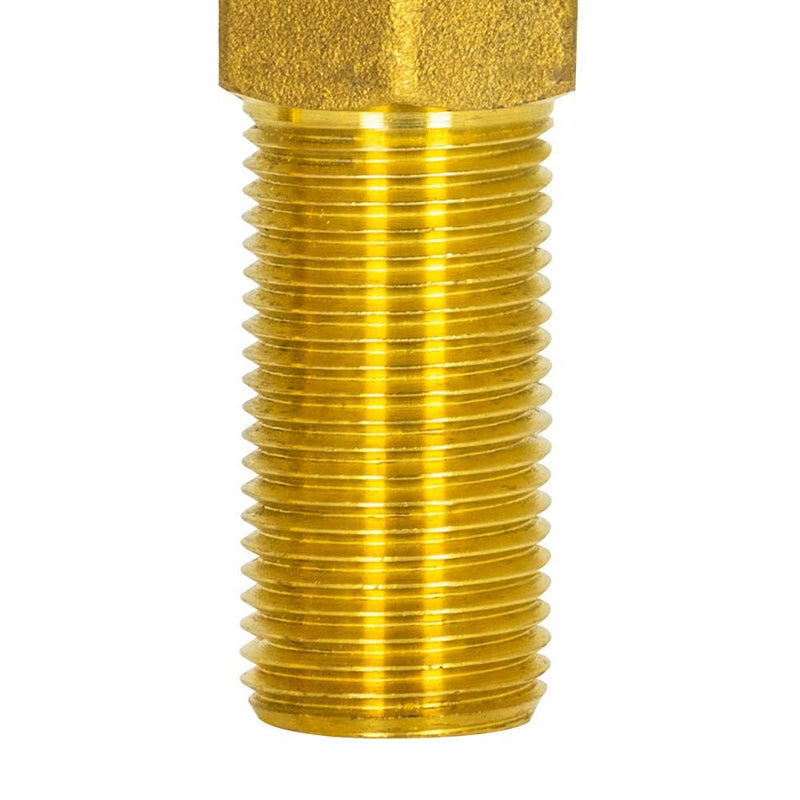 Eastman Brass Outlet Box Blue Handle Washing Machine Valve, 1/2 Inch MIP x 3/4 Inch MHT, Quarter Turn Ball Valve, Cold Water Applications, 60281