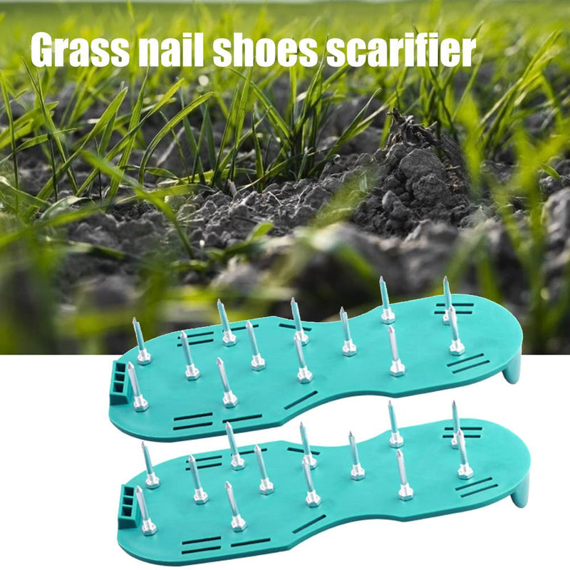 Lawn Aerator Shoes, Spike Shoes Lawn Aerator Tool Aeration Shoes for Epoxy Floor, Lawn Yard Patio Lawn Garden Yard