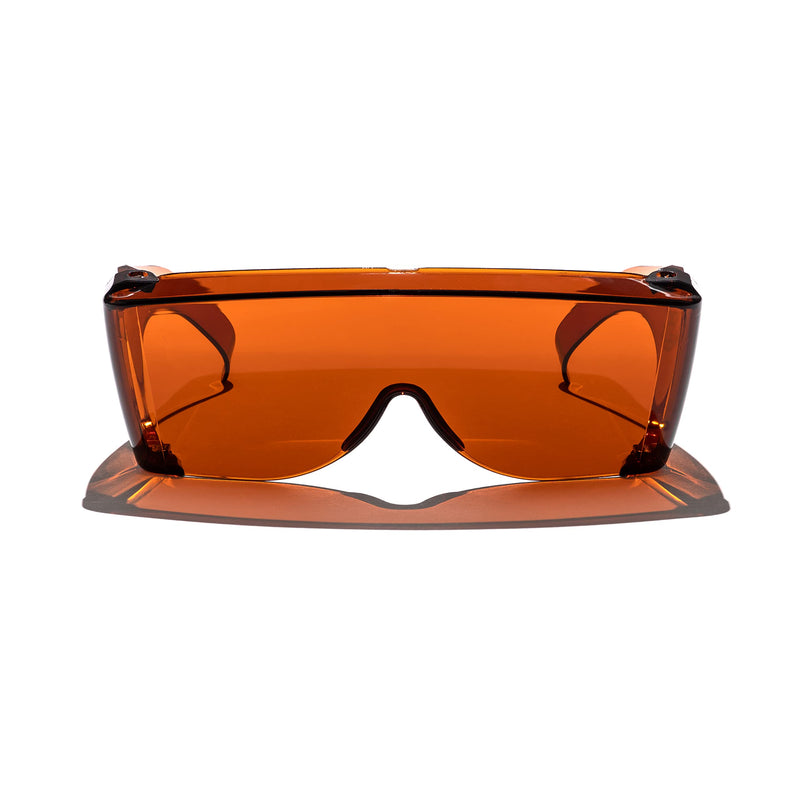 BluBlocker, StarShield Fit Over Sunglasses with Scratch Resistant Lens | Blocks 100% of Blue Light and UVA & UVB Rays | Retro | Gender Neutral for Men, Women, & Everyone | Blue Blocker | 2355K |