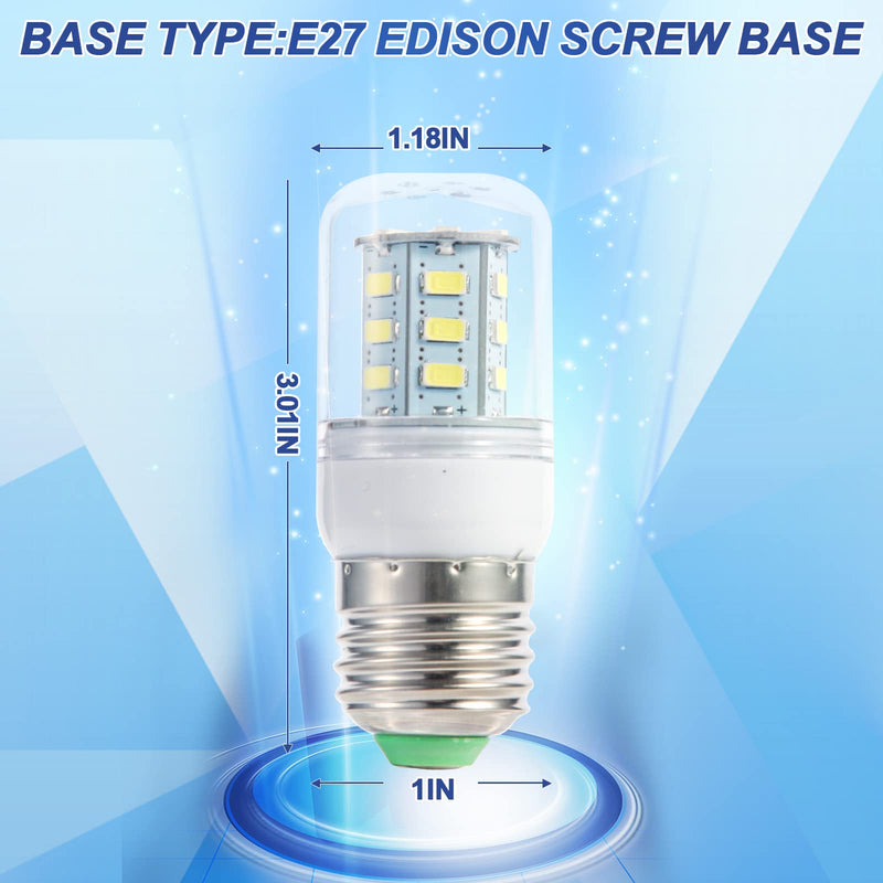Kscjdg KEI D34l Frigidaire Refrigerator Light Bulb - for 5304511738 Light Bulb Frigidaire Refrigerator Parts PS12364857 AP6278388 -(110V-240V 3.5W)-1Pack 1