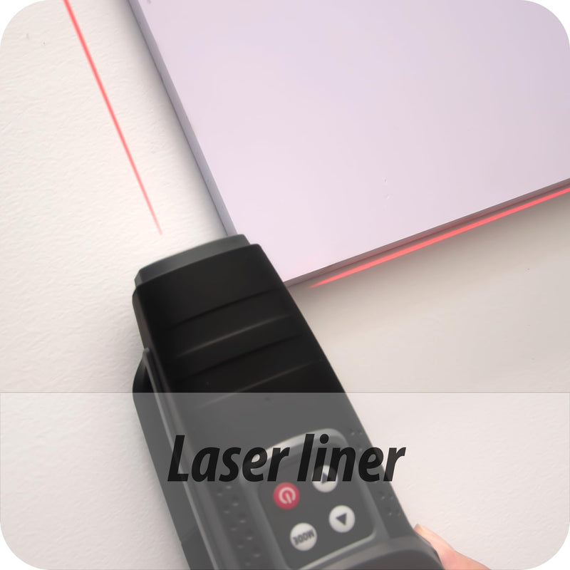 5 in 1 Multi Function Stud Finder Wall Scanner with Laser Distance Meter Metal Framing Tool Joist Pipe Finder and Live Wire Detection