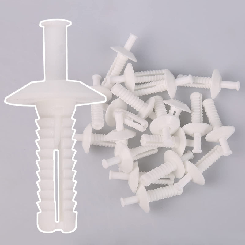 Nylon Truss Nail Drive Anchor Assortment, Nylon Nail Drive Anchors, 1/4'' x 3/4'', 1/4'' x 1'', 1/4 x 1-1/2'' BUSY-CORNER 169 Pieces