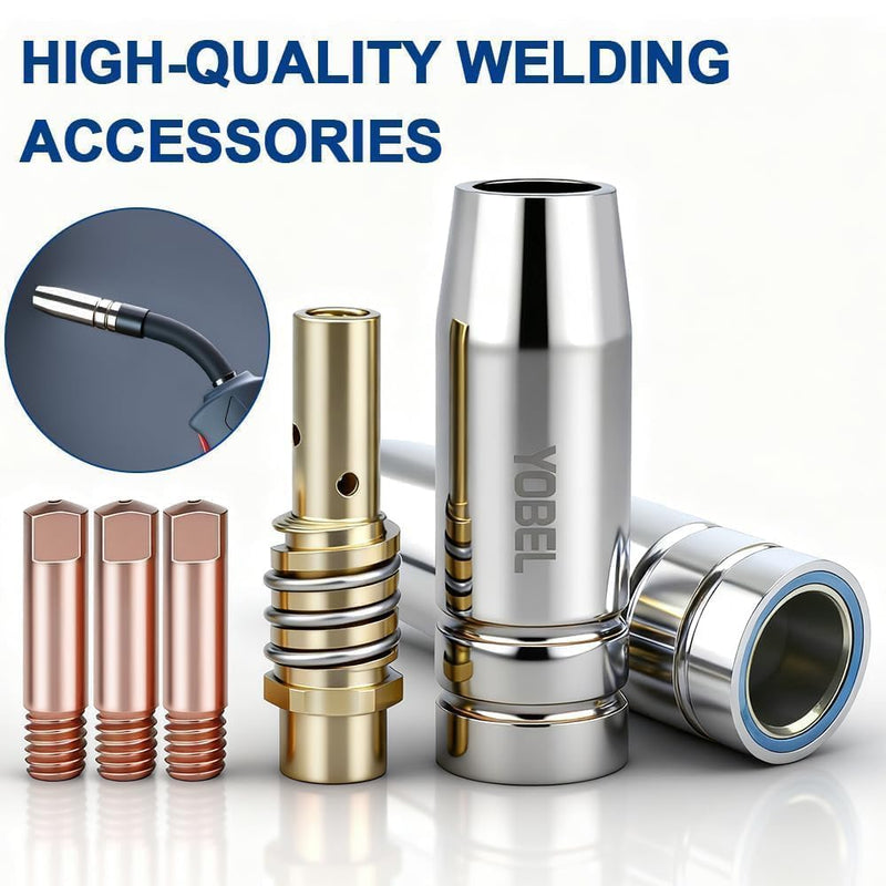 YOBEL MB15 MIG Consumables Kit, 37PCS Tips & Nozzles for 15AK MIG200 Torch