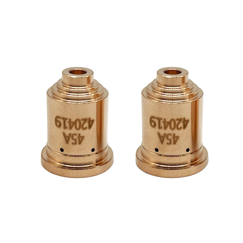 10Pcs 420419 Air Gouging Nozzle Tips Fit for Hypertherm 45XP Plasma Cutting Torch Consumables