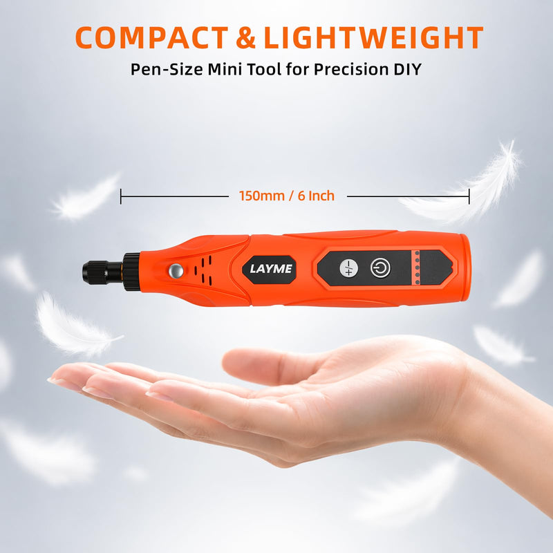 Cordless Rotary Tool Kit, 5-Speed Mini Engraving Tool with 70 Accessories