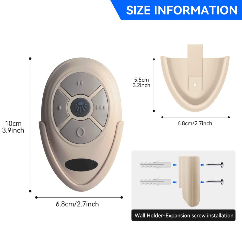 35T1 Ceiling Fan Remote Control Replacement for Harbor Breeze Allen Roth, 303.9MHz, 3-Speed, Light Dimmer, Learn Key, Replace FAN-11T FAN-53T FAN-HD L3HFAN35T FAN-35T L3HFAN35T1 FAN-35T1 (Remote Only) 35T Remote