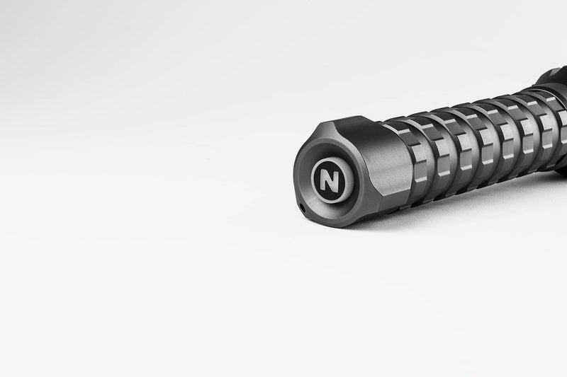 NEBO Newton Powerful LED Handheld Flashlight | AA Battery Powered Compact Waterproof Flashlight | Storm Gray | Available in 500, 1000, 1500 Lumens 2,500 Lumens