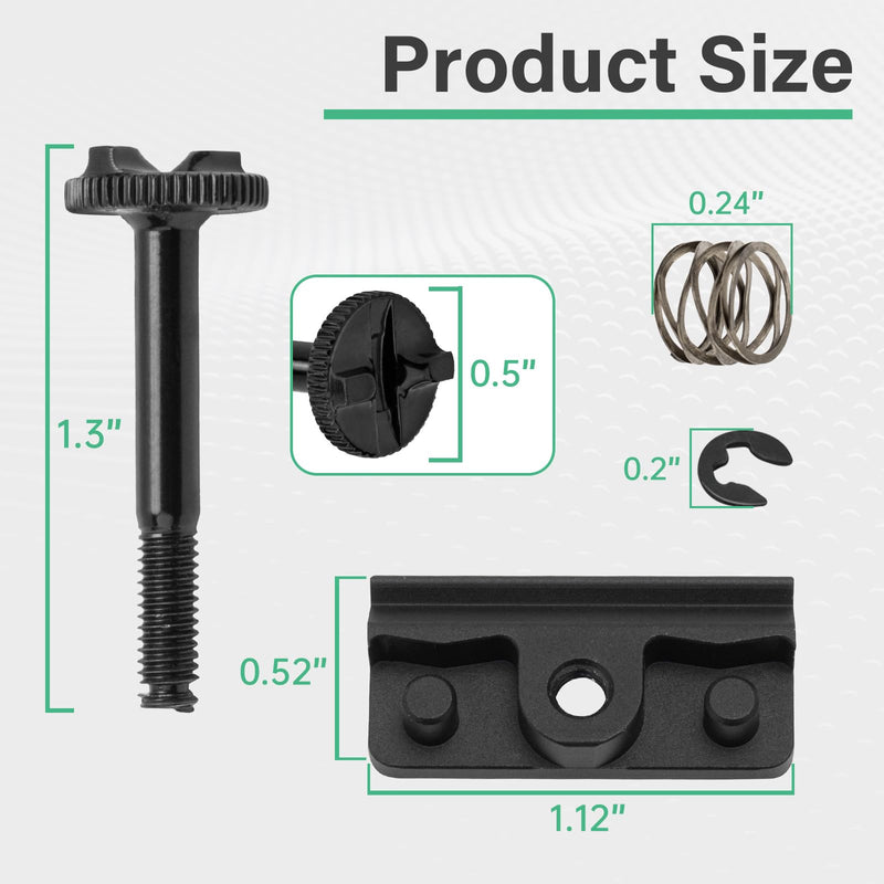 TLR Clamp Assembly for Streamlight TLR-1, TLR-2 Flashlight-69164 Earless Screw Kit for TLR1 HL