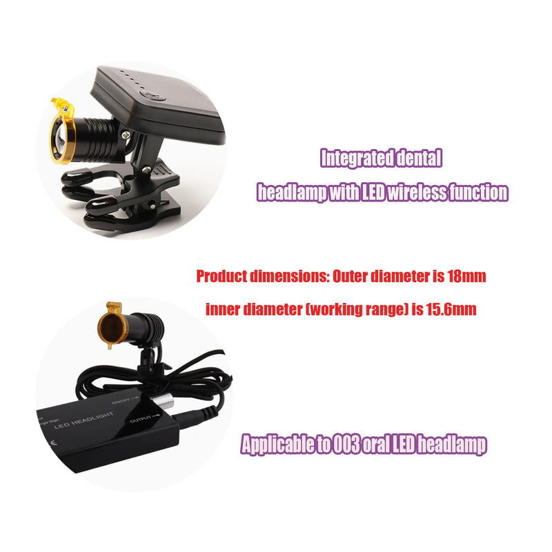 4PCS Yellow Filter for LED Light Lamp Dental Loupes Useful Lab Illumination Optical Binocular Magnifier Accessories
