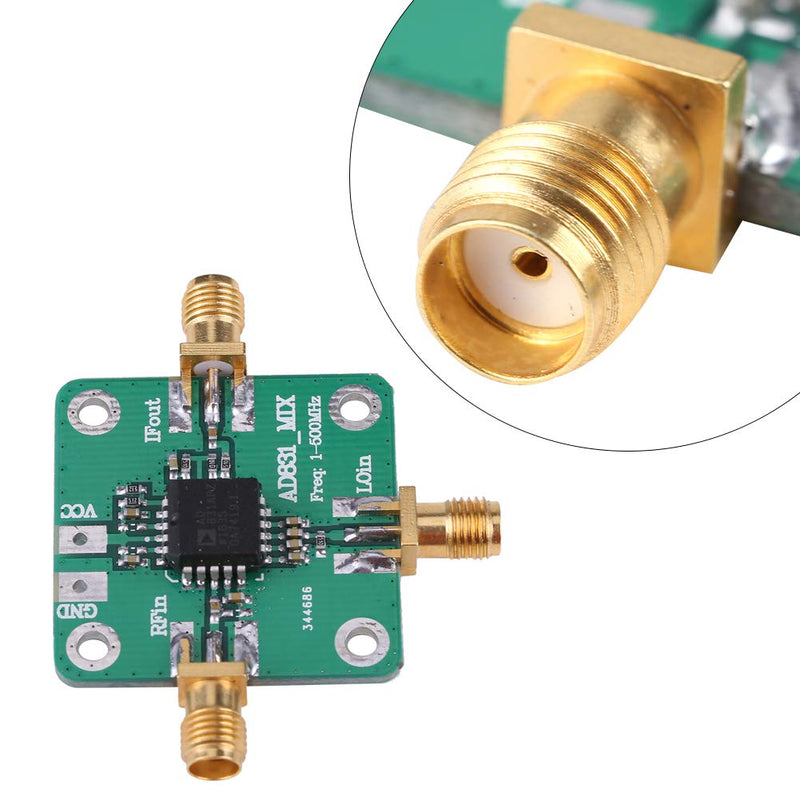 AD831 High Frequency Transducer RF Mixer Module 500MHz Bandwidth Mixing Down Mixing Dual Balanced Mixer Single Chip Radio Frequency Converter -10dBm
