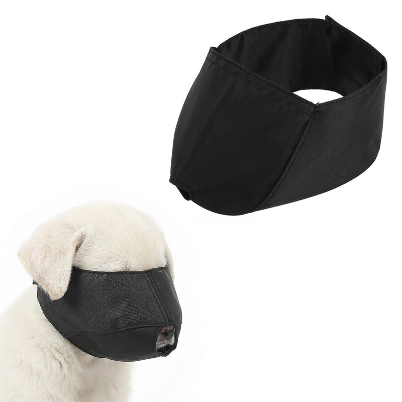 Eye Patch for Dogs, Nylon Dog Blindfold with Anxiety,8.27 X 8.27 X 1.77 in Dogs Eye Cover for Grooming,for Small and Medium-Sized Pets,Pet Head Cover for Nail Cutting, Black