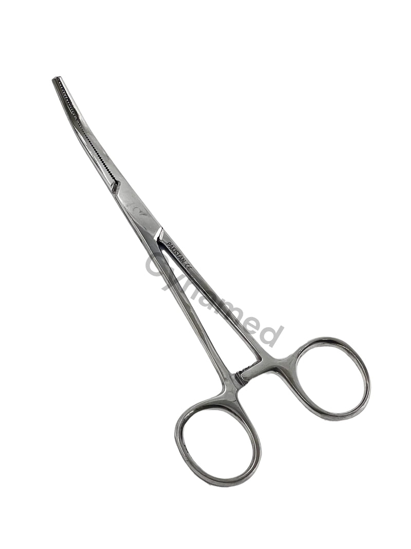Cynamed-Set of 3 Pean HEMOSTAT Forceps Curved 6" 8" 10" Hemostat Forceps Tongs Full Serrated Stainless Steel