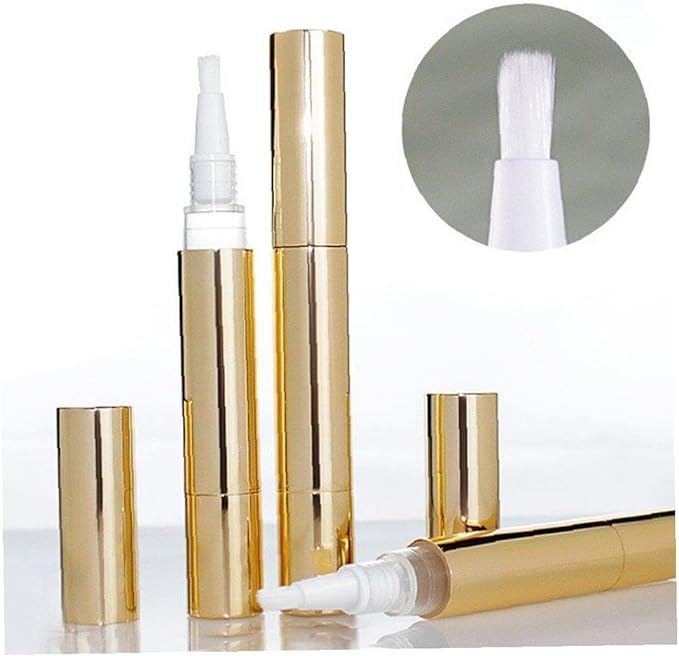 Empty Nail Oil Twist Pen Cosmetic Container Lip Gloss Brush Applicator Eyelash Growth Liquid Tube 3ml 3pcs - NewNest Australia
