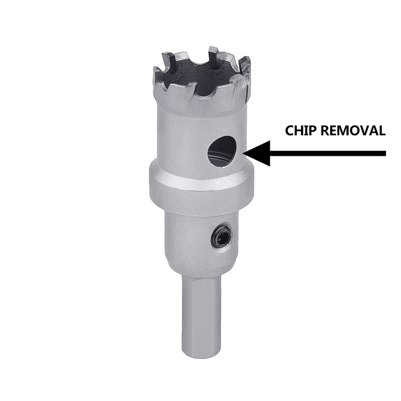 12mm (5/11 inch) Metal Steel Hole Saw with 2 Drill Bits, Hole Cutter for Thick Metal,Stainless Steel,Iron and Wood (12mm (5/11 inch)) 12mm ( 5/11 inch )