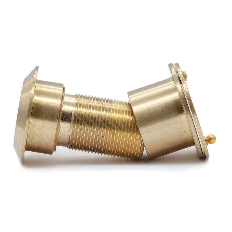 Safety Security One Way Front Door Viewer with 220 Degree Angle, Heavy Duty Peephole Made by Brass with Privacy Cover, Gold, Pack of 1 1 Pack - NewNest Australia