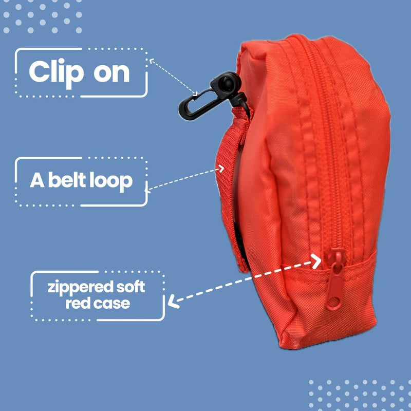 Adult & Infant CPR Mask Combo Kit with 2 Valves, MCR Medical