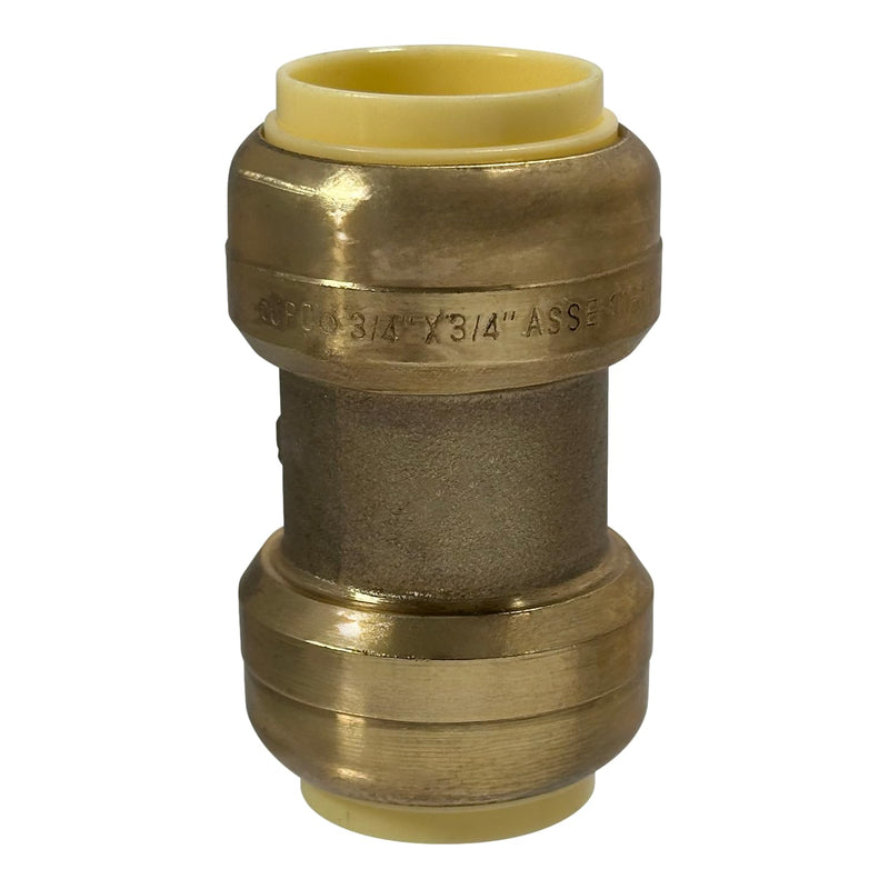 10 Pack XFITTING 3/4" Push Fit Coupling, 3/4" Push to Connect Coupling