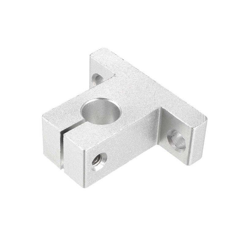uxcell 4PCS SK10 Aluminum Linear Motion Rail Clamping Rod Rail Guide Support for 10mm Diameter Shaft