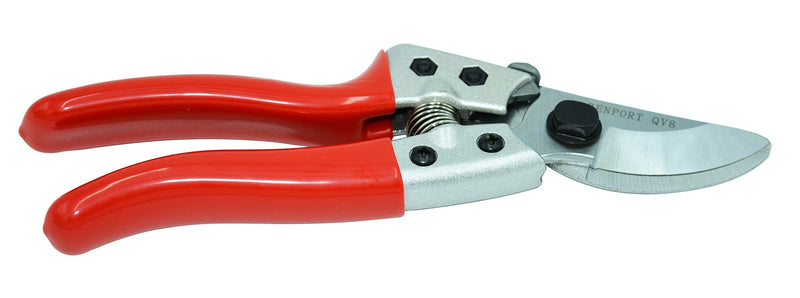 Zenport QV8 Q Series V8 Professional Chrome-plated Pruner, Black/Red 1
