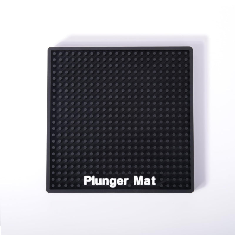 Plunger Tray - Fast-Drying Air Mat for Toilet Plunger Storage - Catches Drips & Moisture, Dries Quickly - Plunger Holder Only