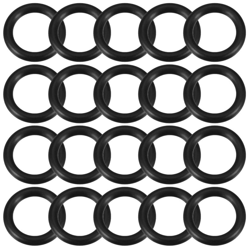 uxcell Nitrile Rubber O-Rings 22mm OD 15mm ID 3.5mm Width, Metric Nitrile Rubber Sealing Gasket for Automotive Machine Plumbing, Pack of 20 15mmx22mmx3.5mm