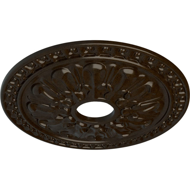 Ekena Millwork CM18WABZS Warsaw Ceiling Medallion, Bronze Bronze (Metallic Series)