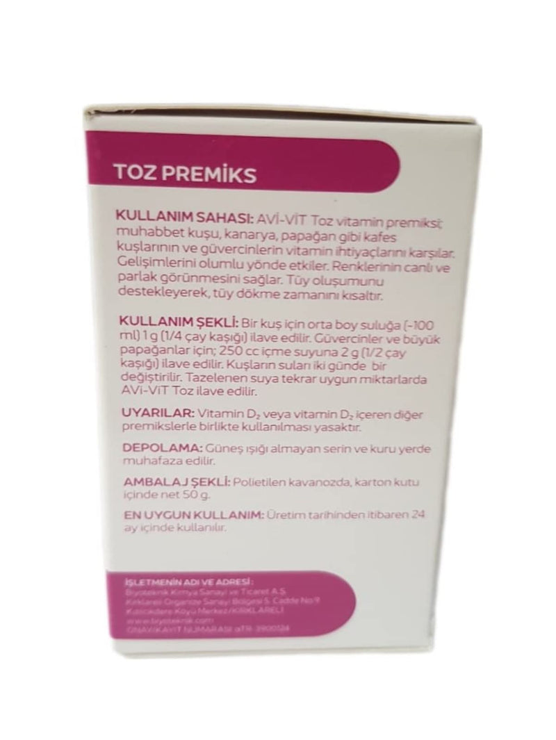 Avi VIT Multivitamin Feed Supplement for Birds