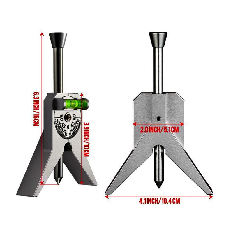 Pipe Center Finder, Stainless Steel Safety Pipe Marker Centering Tool Adjustable Center Finder Tool Upgraded Pipe Fitter Tools for Marking and Positioning Diameter Pipe