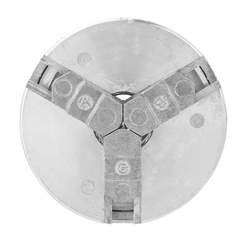 Mandrin M12X1 3 Jaw Chuck for Wood Lathe,1 X 8Tpi Wood Lathe Chuck,Mini Lathe 3 Jaw Chuck,M14 Lathe Chuck,Mini Lathe Tools Z011 Zinc Alloy 3?Jaw Chuck Clamp Accessory for Mini Metal Lathe