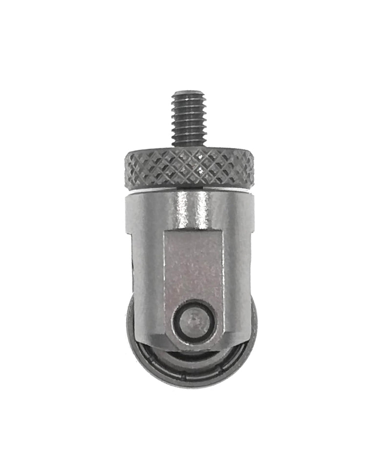 Roller Contact Point For Inch Dial Indicator Depth Gauge Tool 10mm Diameter Wheel 4-48 UNF Thread