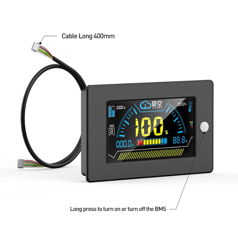 JKBMS 3.2 Inch LCD Display Screen Compatible with All JK Smart BMS Battery Protection Board LCD-3.2-RS485