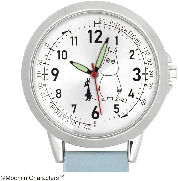 Moomin ST-TSM0011 Watch with Carabiner (Luminous Hand) Sax Blue - NewNest Australia