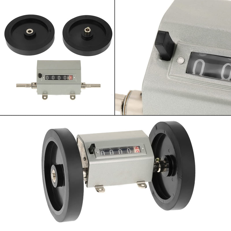 Measuring Wheel, Measuring Wheel In Feet 1Pc Rolling Wheel 5 Digits Length Counter Speed 350Rpm Grey Reset Roue De Mesure