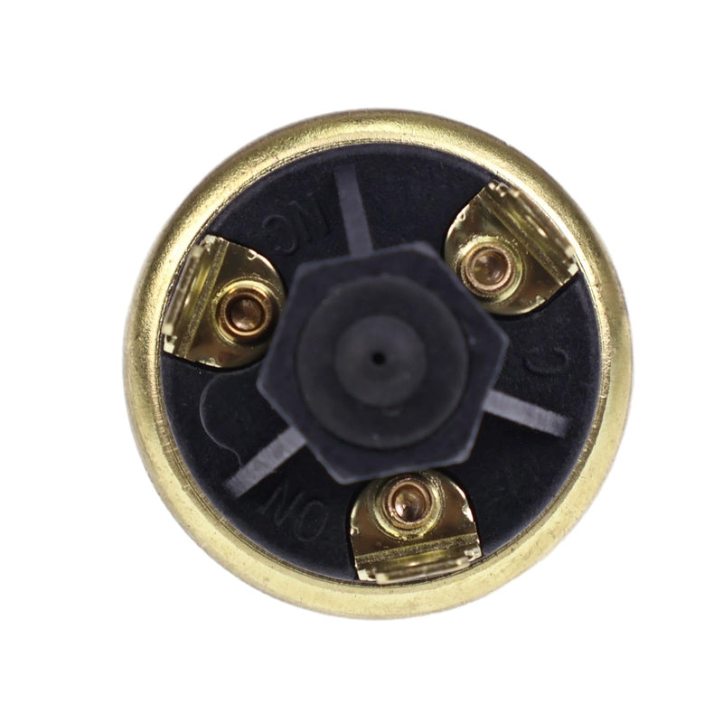 IEQFUE Pressure Switch 3 Terminal 1/8 NPT Male 1/4 Blade 8-13Psi NC 430.110 Presetat 10Psi