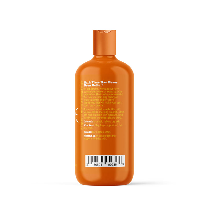 Dog Shampoo with Oatmeal & Aloe Vera - Grooming Pet Wash for Itchy & Sensitive Skin + Dandruff & Coat - Gentle Anti Itch Formula - Vanilla Bean Scent - 16 OZ - PawsPlanet Australia