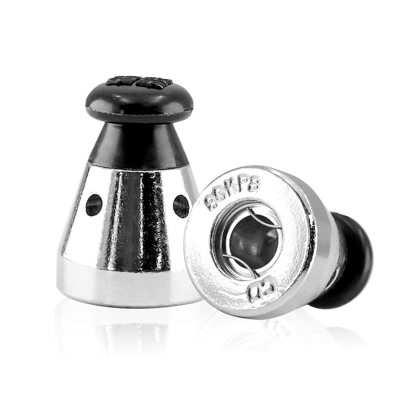 2PCS Universal Pressure Cooker Relief Jigger Valve with Exhaust Rod, Safe and Anti-blocking, Regulator Weight Pressure Control 80KPA