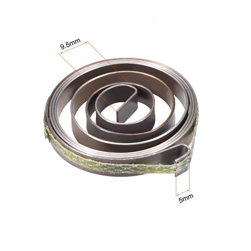 uxcell Drill Press Spring Drill Press Quill Feed Return Coil Spring Assembly Spring Steel Chemical Blackening Finish 680mm Expand Long 36x6x0.65mm 2 Pcs