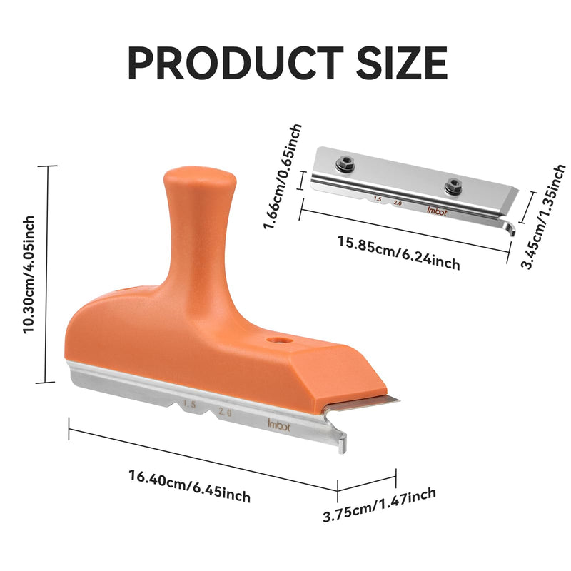 Imbot Edge Banding Trimmer，With Stainless Steel Blade For Deburring, Edge Planing, Correcting Wood Edges, Woodworking, Veneer, Edgebanding Trimming Tool, Gift For Dad
