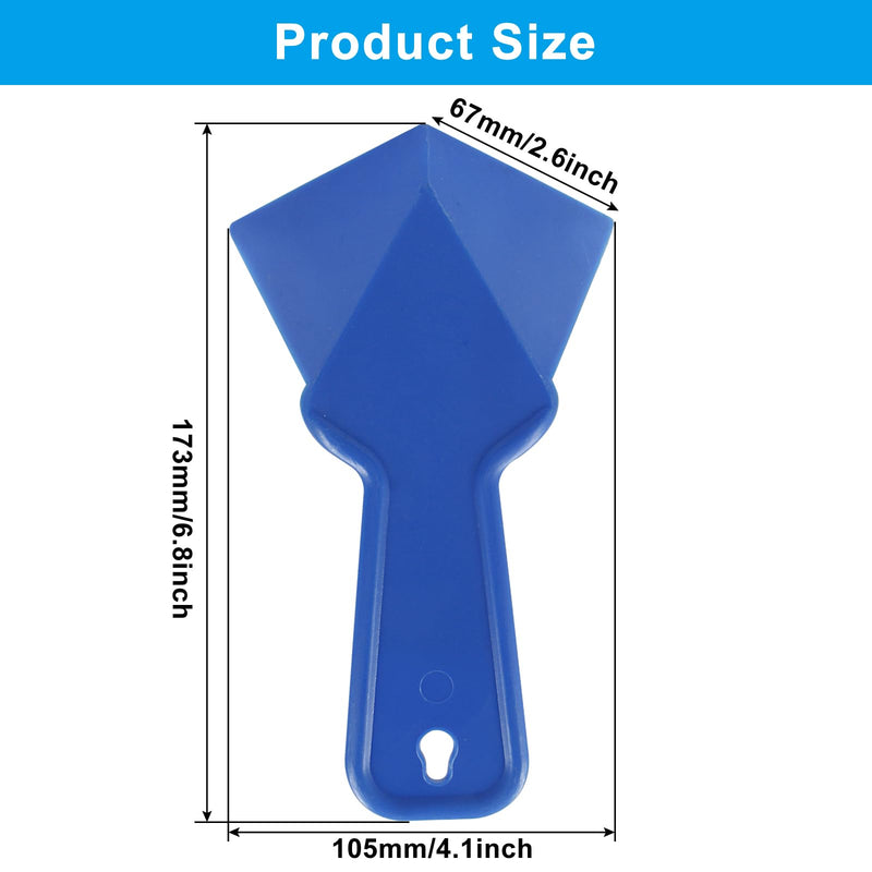 Drywall Trowel Plastic Inside Corner Trowel Tool for Drywall Tools Corner Trowel Building scraping(Blue, 2 Pcs)