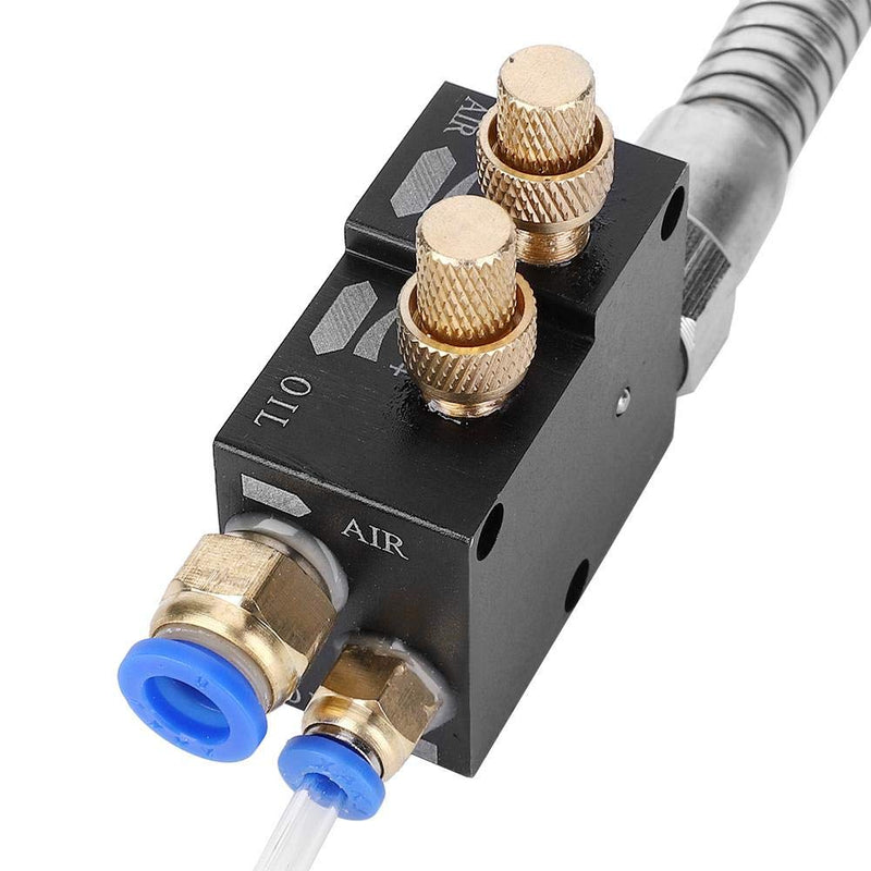 Garosa Mist Coolant Lubrication Spray System, for Metal Cutting Engraving Cooling Sprayer Machine for Air Pipe CNC Lathe Milling Drill with Flexible Pipe(STR-01)