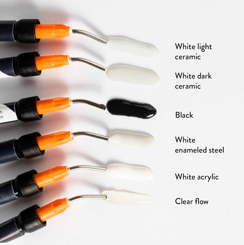Refill for White Surface Repair Kit - Fix Chips & Defects in Minutes | Restore Tiles Bathroom Fixtures and Countertops with Ease | for Porcelain Fiberglass Corian Acrylic Ceramic Enameled and More White, Clear, Black, Acrylic
