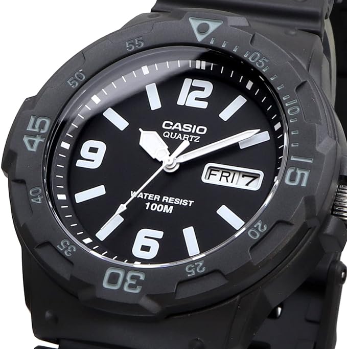 Casio MRW-200 Men's Standard Quartz Watch, Black MRW-200H-1B2V - NewNest Australia