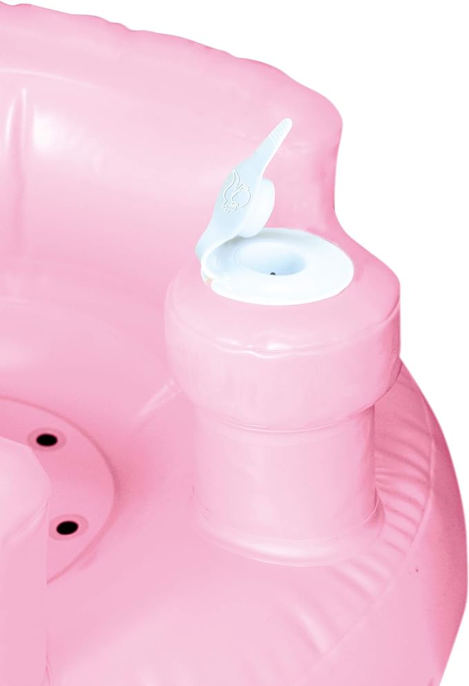 Smart Start Sit Back Bath Chair Bath Sofa Pump Up with Headrest, Pink 1 pc (x1) - NewNest Australia